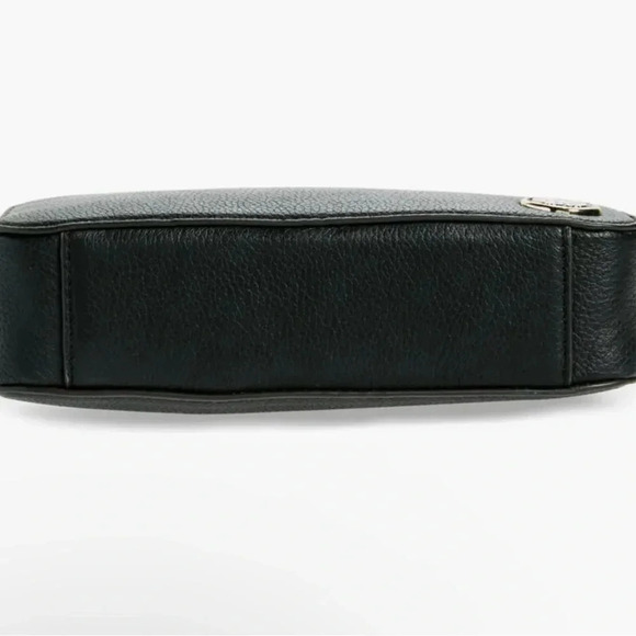 Vince Camuto Black Crossbody Bag. Faux Leather w/ Chain Detail Strap. - Picture 3 of 5